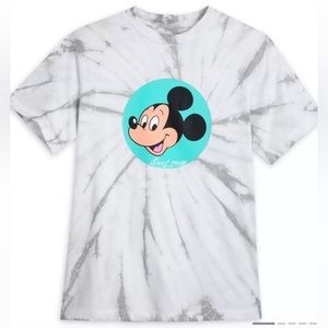 Disney Store Exclusive Grey Tie Dye Mickey Mouse T Shirt Size 3XL New With Tags